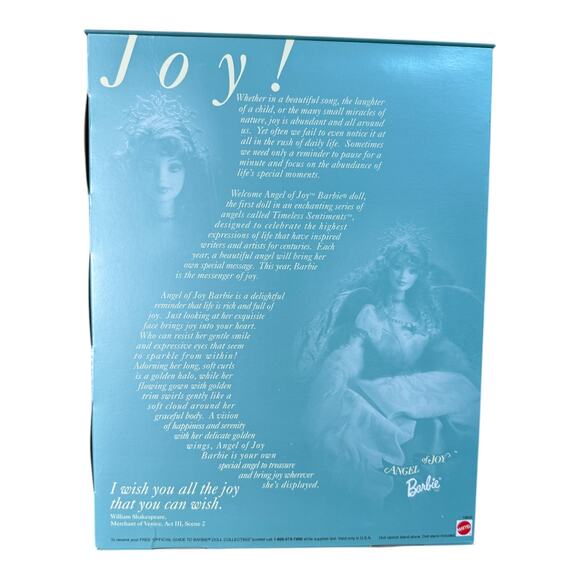 Angel of Joy Barbie Timeless Sentiment Collection 1998 Mattel 19633 Collector Ed - Picture 4 of 7